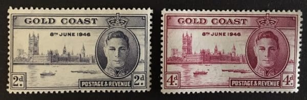 Gold Coast Scott # 128-129  MNH