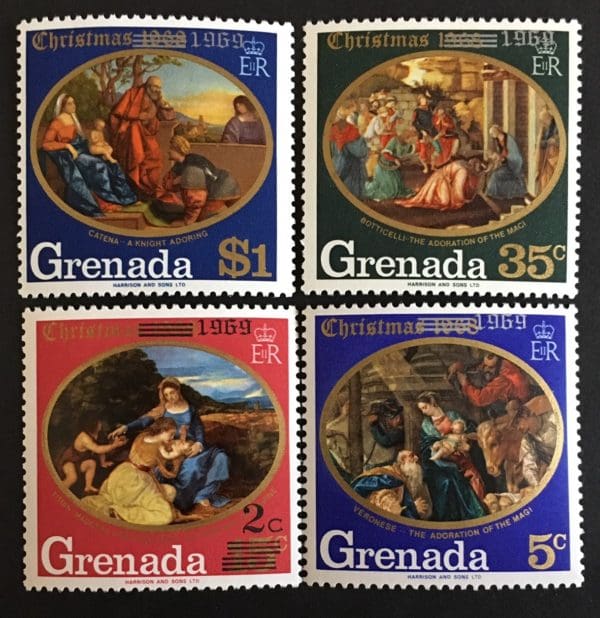 Grenada Scott # 341-44 Mint Hinged