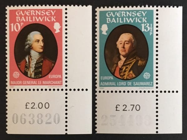 Guernsey Scott # 207-08 Mint Never Hinged (Copy)