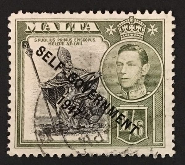 Malta Scott # 218 Used