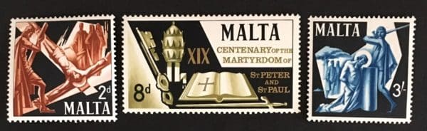 Malta Scott # 364-66 Mint Never Hinged