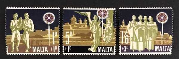 Malta Scott # B1-B3 Mint Never Hinged