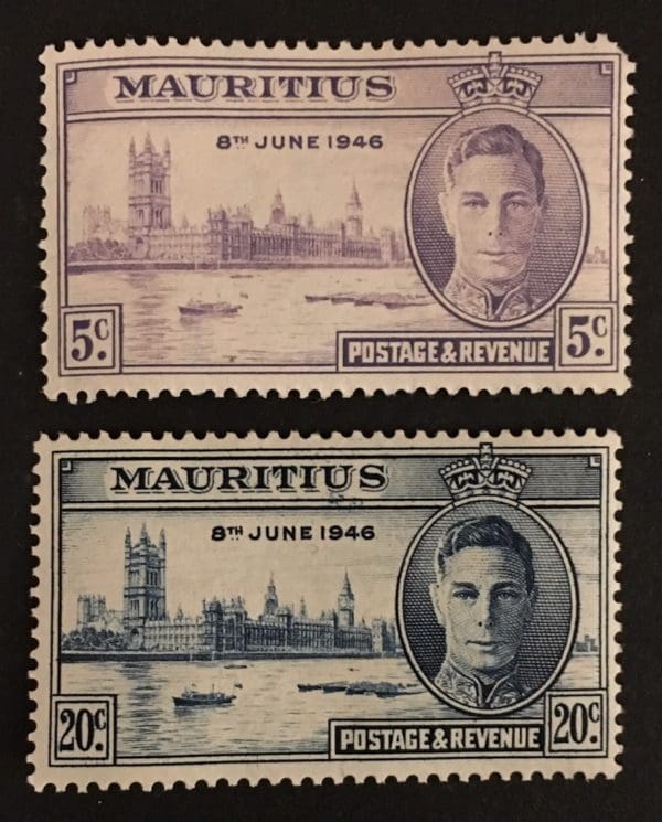 Mauritius Scott # 223-24 MLH