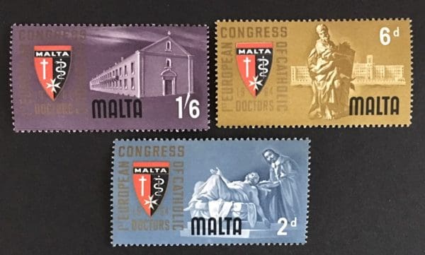 Malta Scott # 300-02 Mint Never Hinged