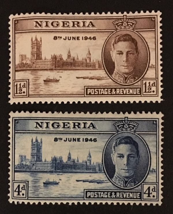 Nigeria Scott # 71-72 Mint Hinged