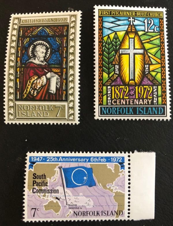 Norfolk Island Scott # 149-151 MNH