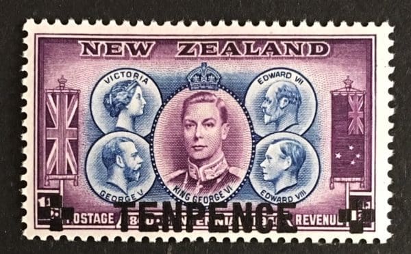 New Zealand Scott # 246 Mint  Hinged