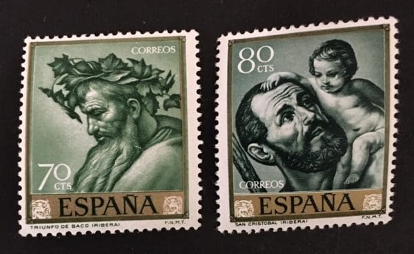 Spain # 1161-62 MNH