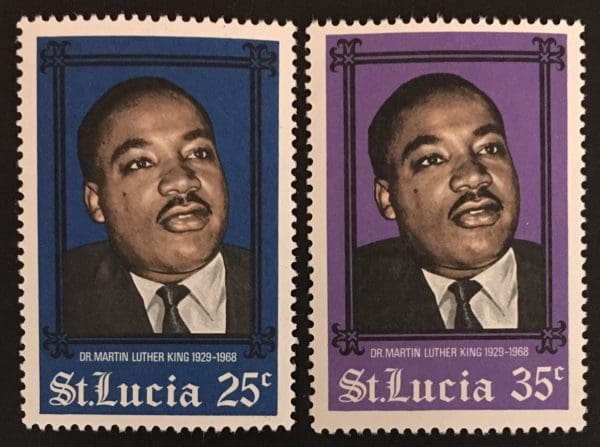 St. Lucia Scott # 233-56 Mint Never Hinged