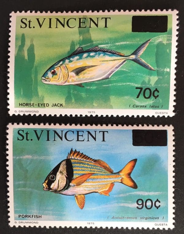 St Vincent Scott # 463-64 Mint  Never Hinged