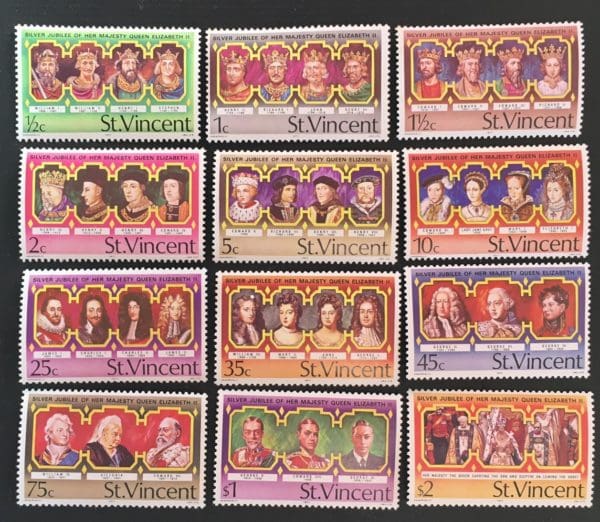 St Vincent Scott # 483-94 Mint  Never Hinged