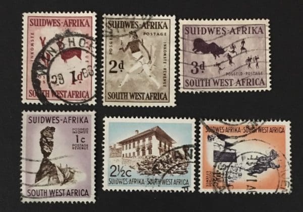 South West Africa Scott # 249-51//267-69 Used