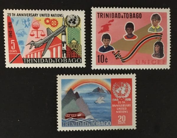 Trinidad & Tobago Scott # 183-85 Mint Never Hinged