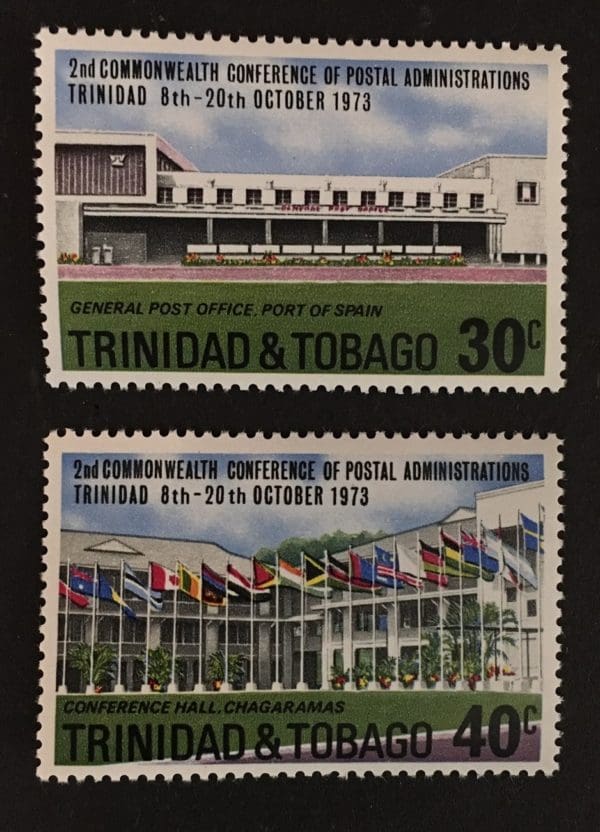 Trinidad & Tobago Scott # 239-40 Mint Never Hinged