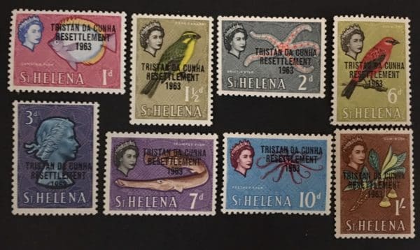 Tristan Da Cunha Scott # 55-58//60-63 Mint Never Hinged