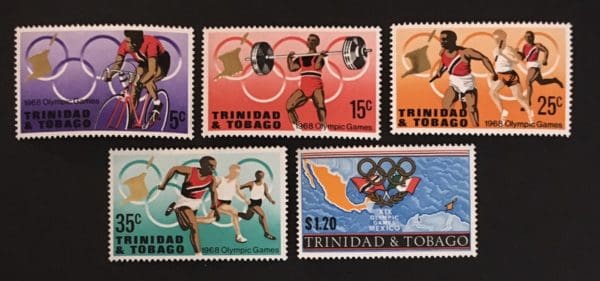 Trinidad & Tobago Scott # 139-43 Mint Never Hinged