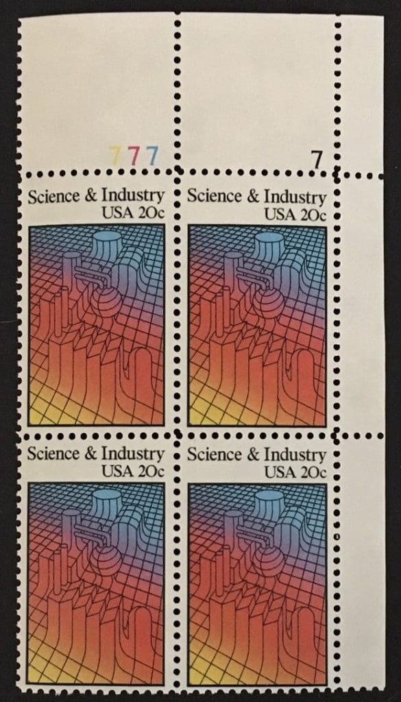 Scott # 2031 Plate Block MNH