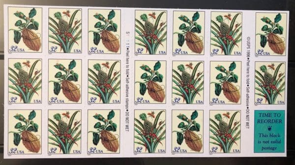 Scott # 3127a Mint Never Hinged Booklet Pane