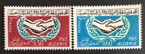 Algeria Scott # 337-38 Mint Never Hinged