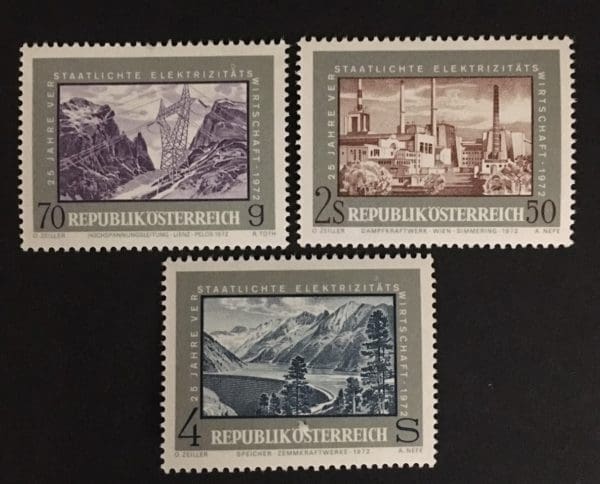 Austria Scott # 923-25 Mint Never Hinged