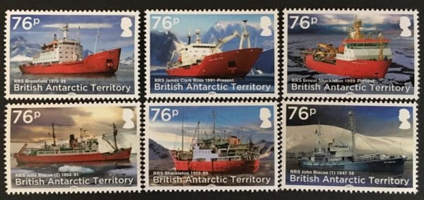 British Antarctic Territory Ships Mint Never Hinged