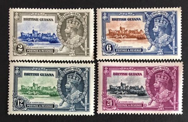 British Guiana Scott # 223-26 Mint Never Hinged