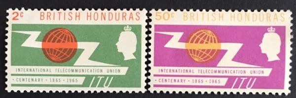 British Honduras Scott # 187-88 Mint Never Hinged