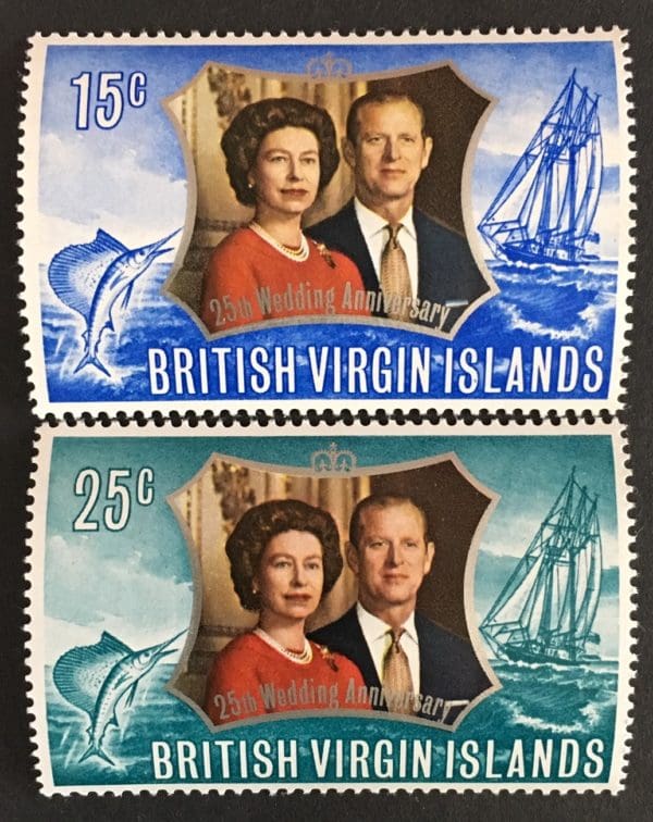 British Virgin Islands Scott # 241-42 Mint Hinged