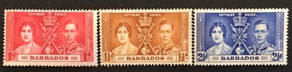 Barbados # 190-92 Mint Never Hinged