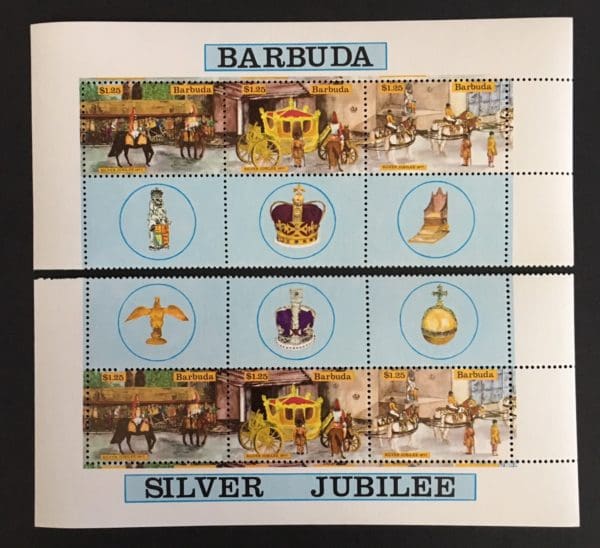 Barbuda  Scott # 264a-c Mint Never Hinged