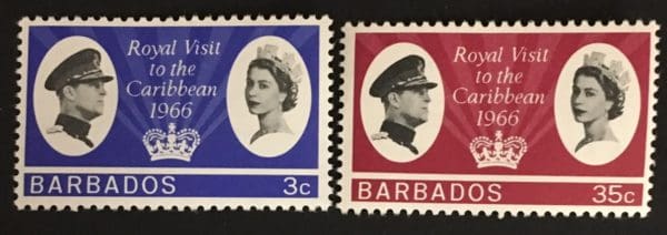 Barbados Scott # 285-86 Mint Hinged