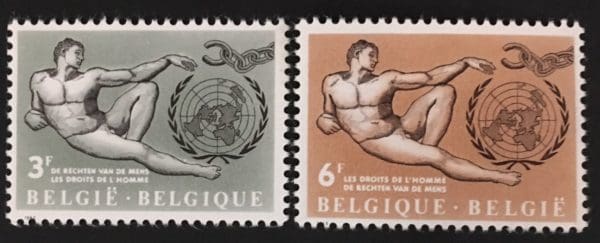 Belgium Scott # 585-86 Mint Never Hinged