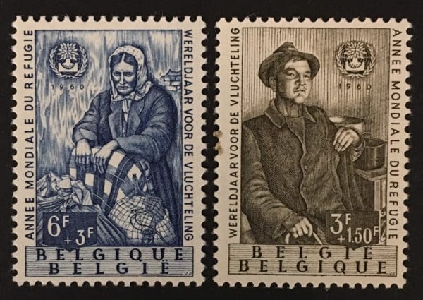 Belgium Scott # B661-662 Mint Never Hinged