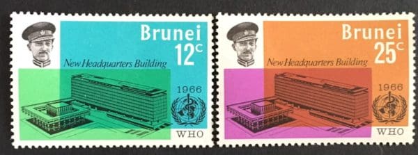 Brunei Scott # 126-27 Mint Never Hinged