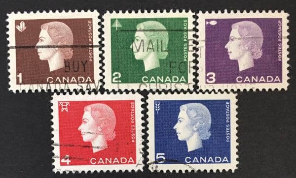 Canada Scott # 401-05 Used