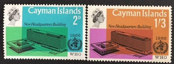 Cayman Islands Scott # 184-85 Mint Hinged