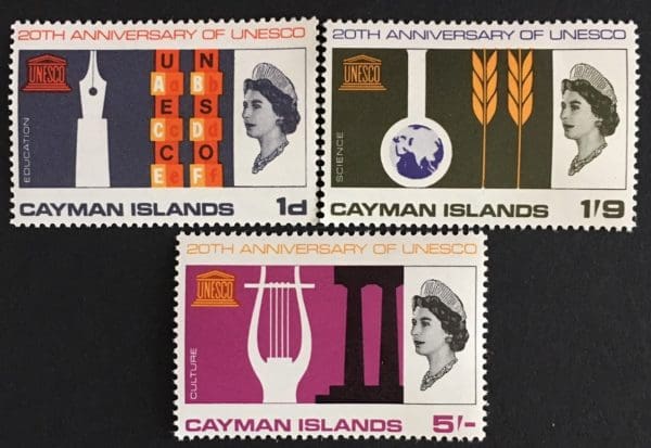 Cayman Islands Scott # 186-88 Mint Never Hinged