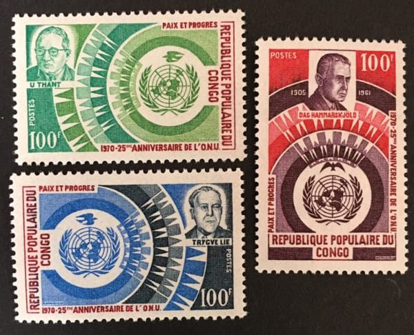 Congo  Scott # 219-21 Mint Never Hinged