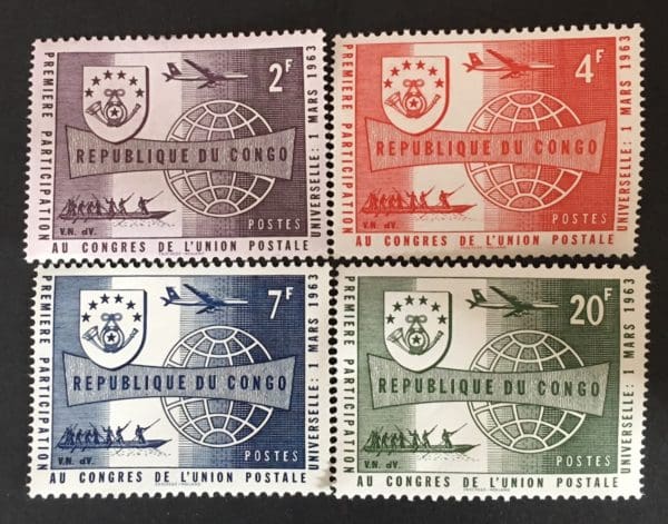 Congo Republic Scott # 425-428 Mint Never Hinged