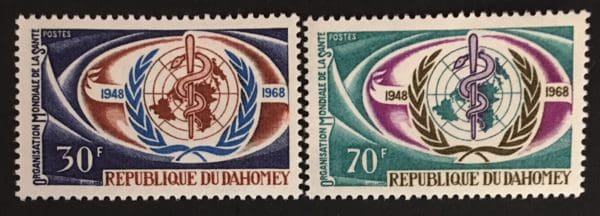 Dahomey Scott # 250-51  Mint Never Hinged