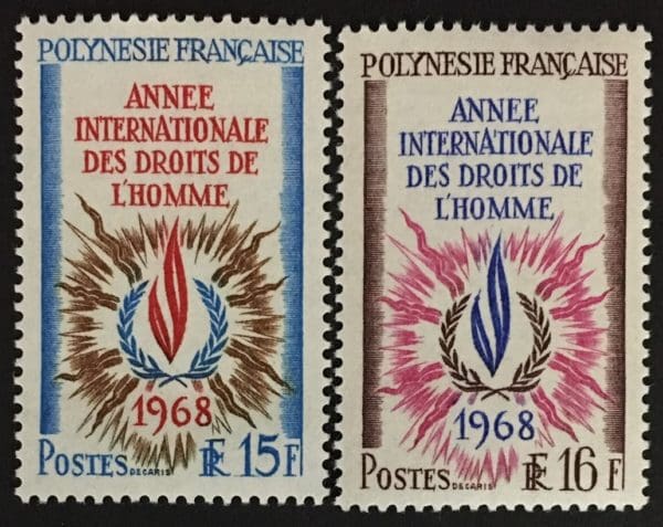 French Polynesia Scott # 243-44  Mint Never Hinged