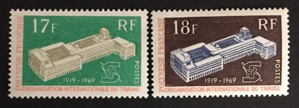 French Polynesia Scott # 251-52  Mint Never Hinged