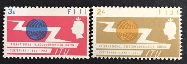 Fiji Scott # 211-12  Mint Never Hinged