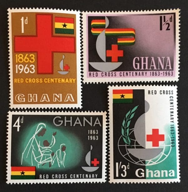 Ghana Scott # 139-42 Mint Never Hinged