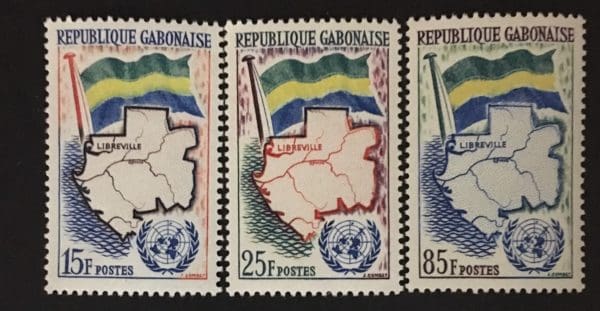 Gabon Scott # 157-53  Mint Never Hinged