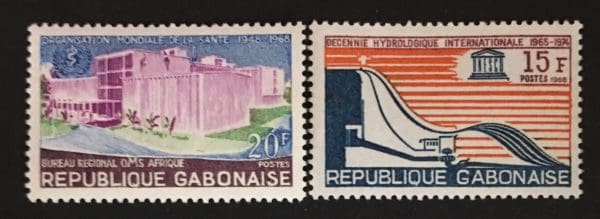 Gabon Scott # 226-27  Mint Never Hinged