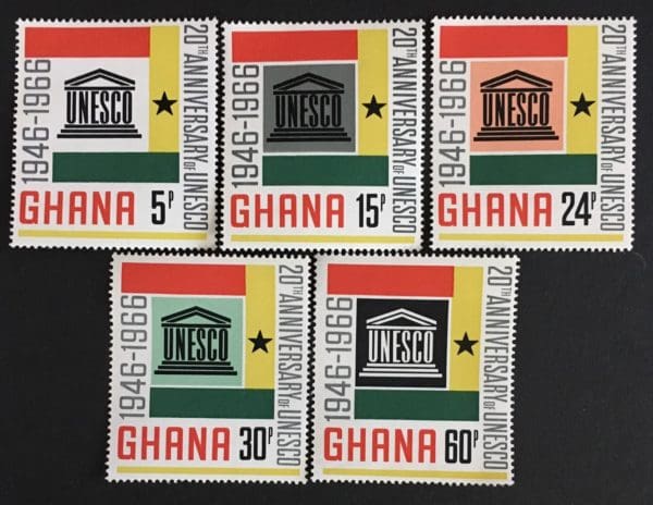 Ghana Scott # 264-68 Mint Never Hinged