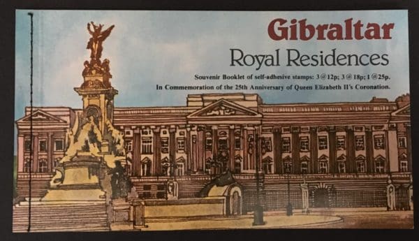 Gibraltar Scott # 368a Mint Never Hinged Booklet