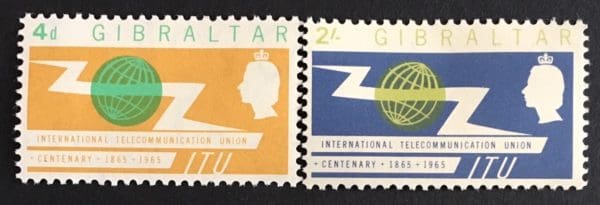 Gibraltar Scott # 211-12  Mint Never Hinged