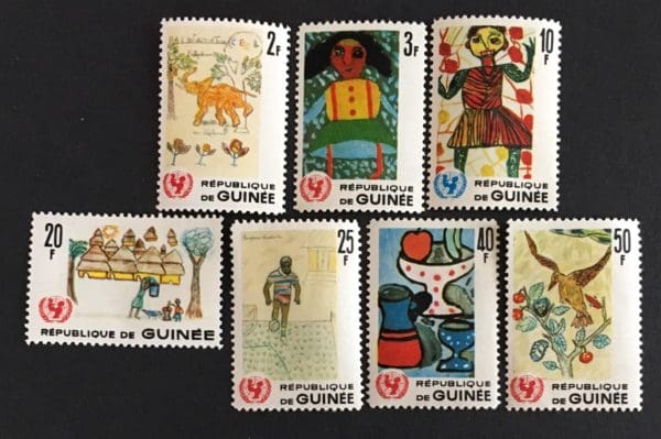 Guinea Scott # 442-48 Mint Never Hinged